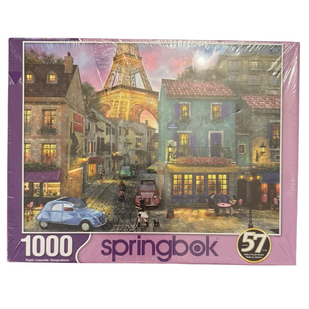 Springbok 1000 Piece Puzzle - Paris Street Scene - Picture 7 of 7